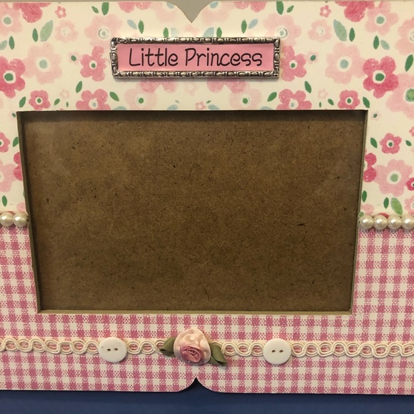 Little princess 4 x 6 decorative pink photo frame - Picture 2 of 7